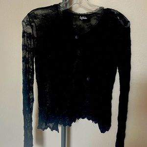Eyeshadow black cardigan
